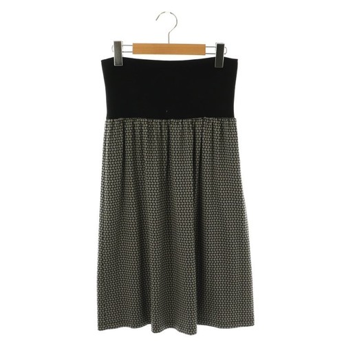 OFF WHITE Per donna Agnes b. Gonna lunga svasata agnes b. floreale usata 1 nero bianco sporco