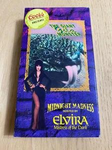 Elvira Midnight Madness Coors Presents The Giant Gila Monster VHS Horror Movie - Picture 1 of 7