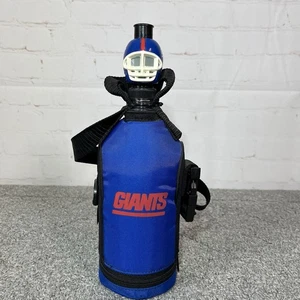 Vintage NY Giants Football Helmet Drinking Bottle Bag 90s NFL New - Picture 1 of 9