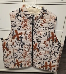 ❤️ Eyecatcher Weste * Augenstern * Muster * Übergröße * Größe 56/58/60 * NEU❤️ - Bild 1 von 2