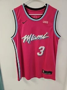 Maglia Nike Miami Heat Dwayne Wade Swingman Sunset Vice City Edition NBA taglia 48 - Foto 1 di 11
