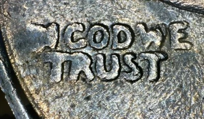 1988-P Washington Quarter Obverse ERROR Filled IN GOD WE TRUST Doubling On “p” - Image 1 of 4