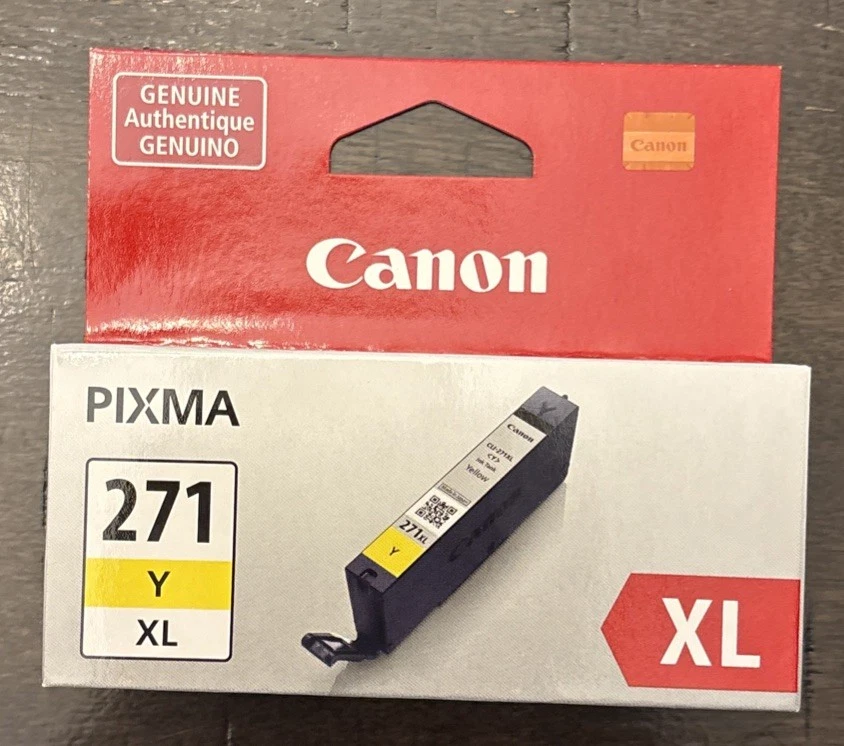 CANON - Pixma 271XL высокий выход желтый чернильный картридж - совершенно новый запечатанный - Изображение 1 из 1
