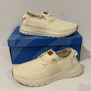 Hey Dude Sirocco Damenschuh 9 Neutral Creme 42616-13R Neu im Karton Freizeit Komfortschuh - Bild 1 von 7