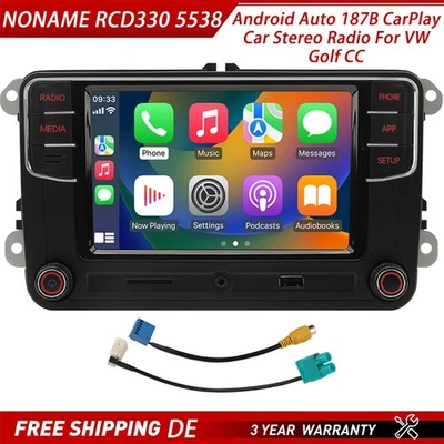 NONAME RCD330 RCD340G 187B Android Auto Carplay Car Radio für VW Golf Tiguan CC - Bild 1 von 4