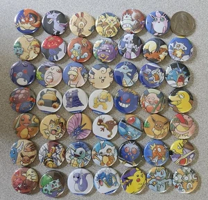 Confezione 5 Spille Pokemon Arte Riciclate 1 Pollice MYSTERY PACK Pokemon Pulsanti Pinback VEDI - Foto 1 di 1