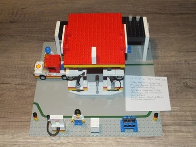 Lego Set 6378 Service Station Tankstelle City Stadt Shell von 1986 !! - Bild 1 von 4