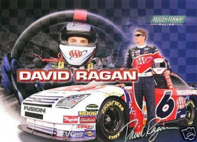 DAVID RAGAN 2008 AAA NEXTEL CUP SERIES POSTCARD #6 Cover