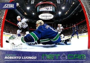 2010-11 Score Net Cam #4 Roberto Luongo