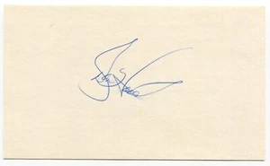 Don Hood Signed 3x5 Index Card Autographed MLB Baseball 1973 Baltimore Orioles - Picture 1 of 2