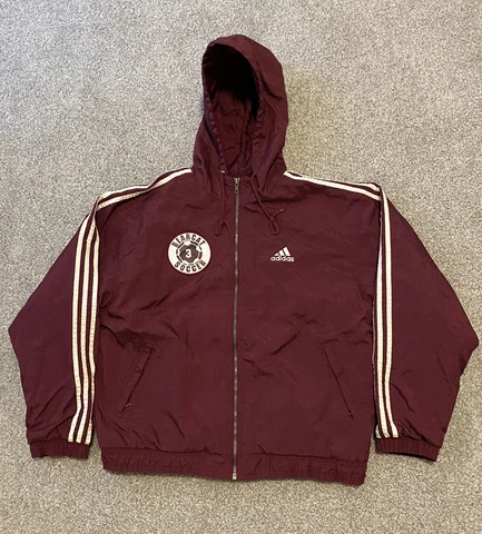 Vintage Cincinnati Bearcats Jacket Mens Medium Maroon Red Adidas Big Logo 90s Cover