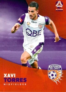 2017 2018 PERTH GLORY A-League Card XAVI TORRES - Afbeelding 1 van 2