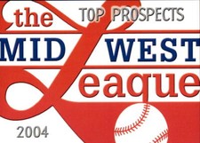 2004 Midwest League Top Prospects Grandstand NNO Logo Checklist NM Baseball Card