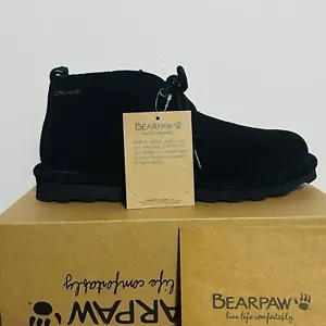 Bearpaw Skye Black Suede Cozy Chukka Boots 2578W Women's Choose Sz, NEW!!! - Picture 1 of 5