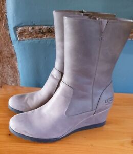 UGG Joely WATERPROOF Taupe 7.5/8.5 Wedge Boots