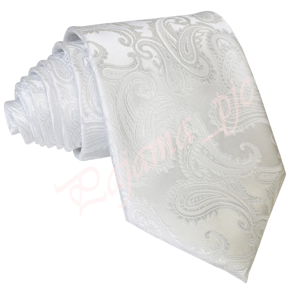 Nuevo Para hombres Microfibra Autoatado Cuello Corbata Paisley Boda Fiesta Baile de graduación Formal Foto 1 de 1