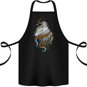 Abstract Scuba Diver Diving Dive Cotton Apron 100% Organic - Picture 1 of 26
