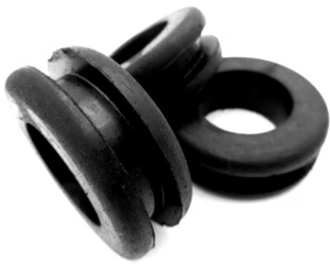 1 3/8" Hole Fit - Rubber Grommet Gauge Bushing Fits 1/4" Thick Panel, Has 1" ID - Picture 1 of 12