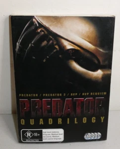 Predator Quadrilogy Predator 2 AVP AVP Requiem 4 DVD set R4 W/SLIP CASE - Picture 1 of 3