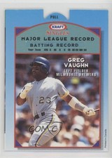 1994 Kraft Singles Superstars Pop-Ups Food Issue Greg Vaughn #13