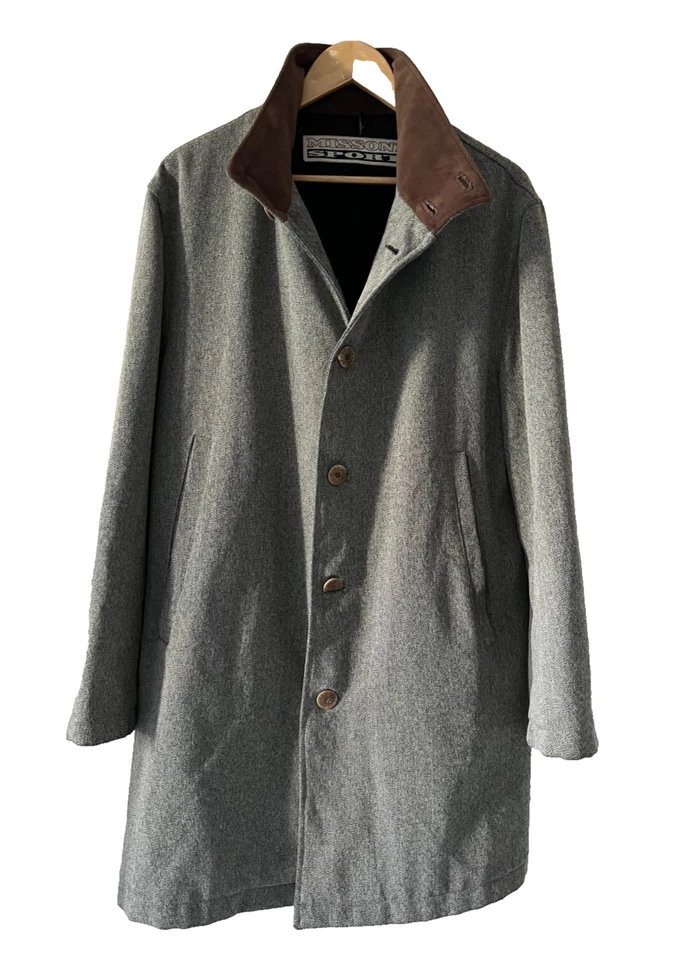 Abrigo clásico Missoni Sport para hombre - hecho en Italia - talla L Foto 1 de 4