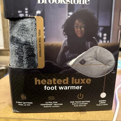 Nuevo en caja Brookstone calentador de pies perfecto para debajo de tu escritorio Foto 1 de 3