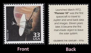 US 3189i Celebrate the Century 1970s Pioneer 10 33c Single MNH 1999 - Bild 1 von 1