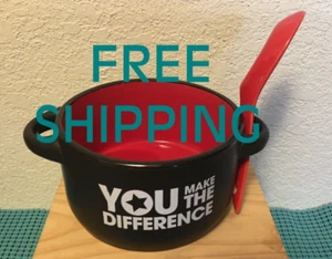 Special SOUP Mug, Double Handles and SPOON ( 12 oz ) 4" x 2-1/2" Without Handles - Picture 1 of 7