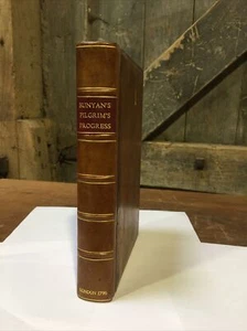 1796 Pilgrim's Progress - John Bunyan Leather Bound Illustrated Part 1 & 2 I II - Bild 1 von 23