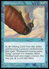 Magic the Gathering MTG Gliding Licid (31) Stronghold   NM
