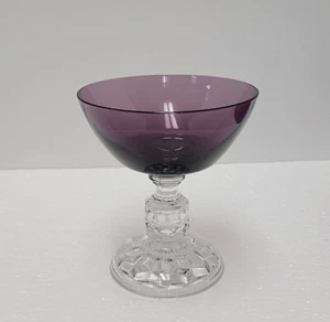 Fostoria AMERICAN LADY AMETHYST PURPLE Champagne/Tall Sherbet Glass - Picture 1 of 4