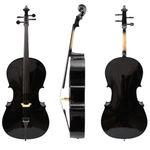 Strad style SONG Brand black Cello 4/4,Stradivarius Modell,solid wood#15859 - Picture 1 of 10