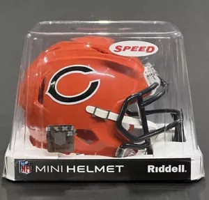 Chicago Bears 2022 Orange Alternate Riddell NFL Speed Mini Helmet - Picture 1 of 4