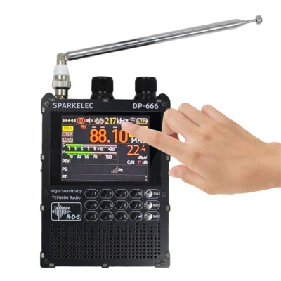 DP-666 2.8 inch TEF6686 FM/LW/MW/SW Full Band Radio with Antenna Stylus Kit - Image 1 of 4