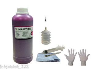 Kit de tinta de recarga magenta de 500 ml para HP Lexmark guante Dell Canon Brother +2 - Imagen 1 de 1