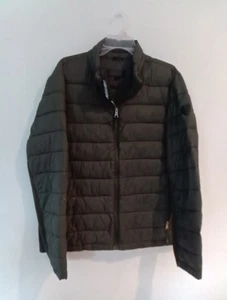 Guess Green Bomber Jacket Sz L - Picture 1 of 7