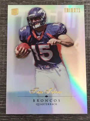 2010 Topps Tribute Tim Tebow #50 Rookie Denver Broncos RC - Image 1 of 4