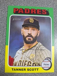 2024 Topps Heritage High Number - Tanner Scott #506 P225 - Picture 1 of 2
