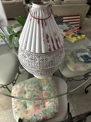 Firefly Lantern-Anthropologie Candle Lanterns. 18.5” TALL - Image 1 of 4