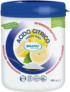 Acido Citrico Puro - Detergente Multiuso 100% di origine naturale - 500 g - Foto 1 di 2