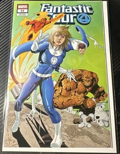 Fantástico CUATRO #51 - Lo que no es exclusivo - ¡Variante de vestido comercial Salvador Larocca! - Imagen 1 de 5