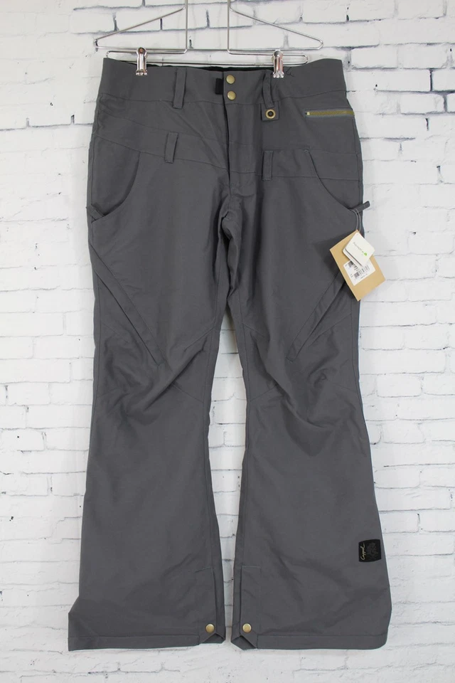 Ride Cappel Wasted Slim Fit Snowboard Pants Women's Medium Shadow Gray New - Image 1 of 1