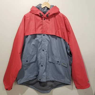 Stearns Dry Wear Jacket Mens XL 2XL Red Gray Hooded Waterproof Outdoor 8206 - Image 1 of 4
