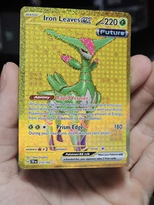 Pokemon TCG 2024 Iron Leaves ex 213/162 Sv05: Temporal Forces Holo NM - Picture 1 of 4