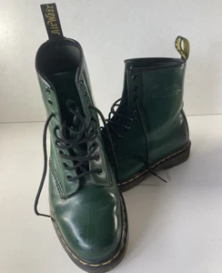 Ladies Dr Martens Boots Green Size UK 5 Vgc No Box Free P&P - Picture 1 of 15