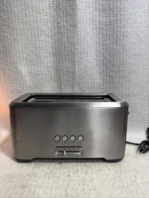 Breville BTA730XL Stainless Steel Long Slot Toaster"The Bit More" 4-Slice Toast - Image 1 of 4