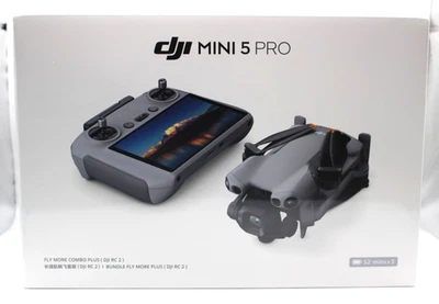 DJI Mini 5 Pro Fly More Combo Plus RC 2 Controller 52min 3 Batería Drone Nuevo - Imagen 1 de 4