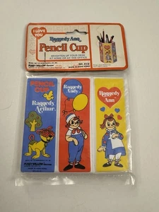 Vintage Hallmark Raggedy Ann Andy Puppe Schreibwaren Büroklammer Tasse B63 - Bild 1 von 2