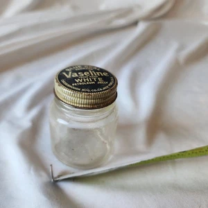 Vintage Blue Seal Package Vaseline Petroleum Jelly Empty Jar - Picture 1 of 4