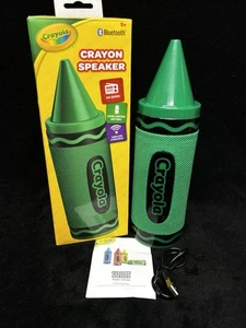 Crayola Bluetooth Crayon Speaker CBT450GRN - Picture 1 of 9